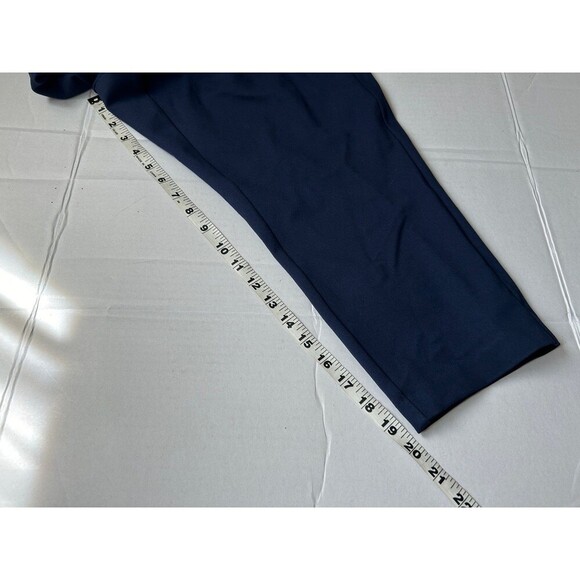 NWT - Torrid Women’s Size 16 Retro Navy Blue Sailor Ponte Crop Pants - Picture 8 of 8
